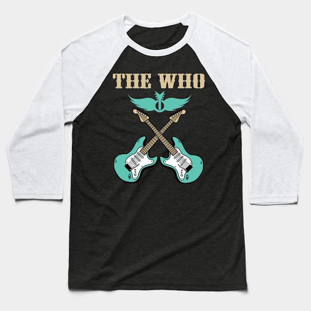 THE WHO BAND Baseball T-Shirt by dannyook